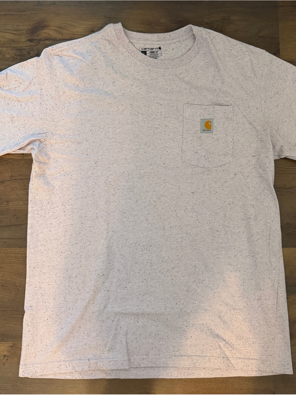 Carhartt Men’s Speckled Pocket Tee in Light Purple